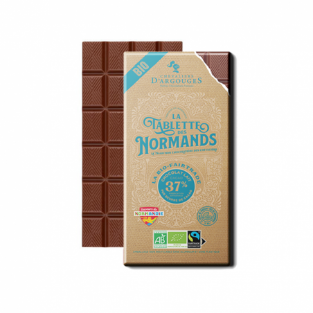 Choc Bio Lait TABLETTE DES NORMANDS 100G