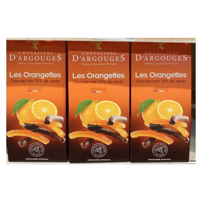 Tranches oranges LES CHEVALIERS D'ARGOUGES, 180g - Super U, Hyper U, U  Express 