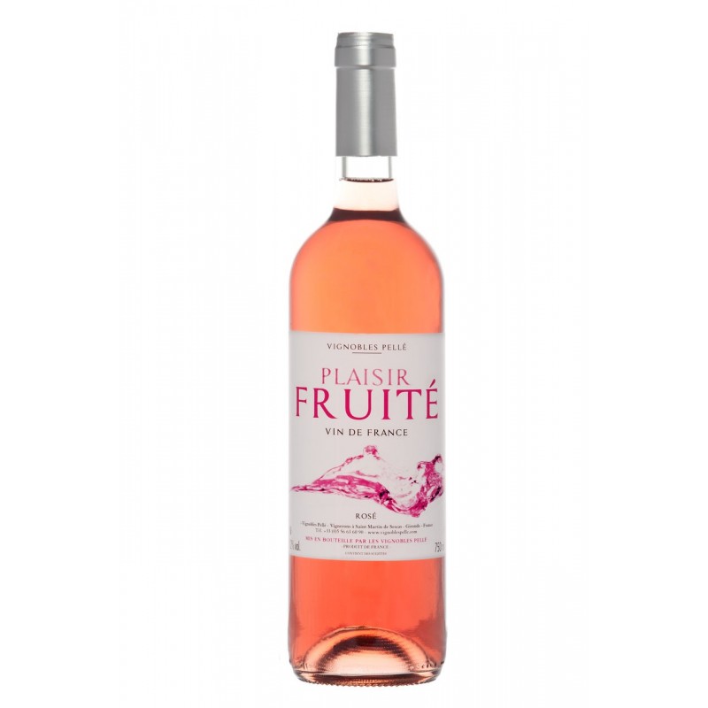 Plaisir Fruité PELLE rosé 75cl