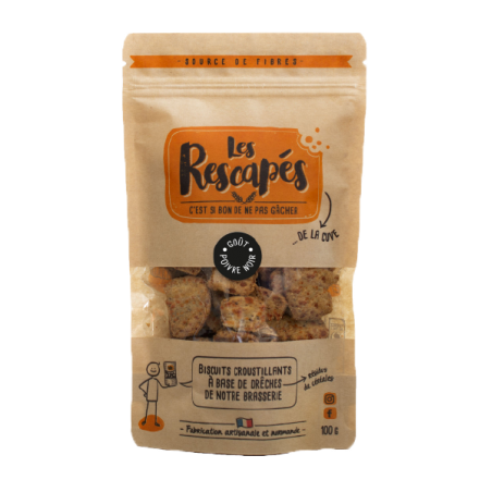 Biscuits Poivre Noir LES RESCAPES 100G