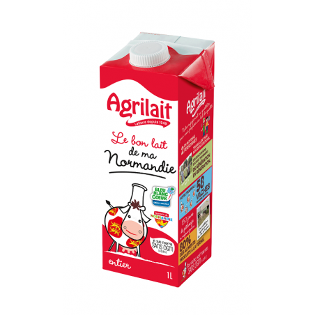 LAIT AGRILAIT ENTIER 1L