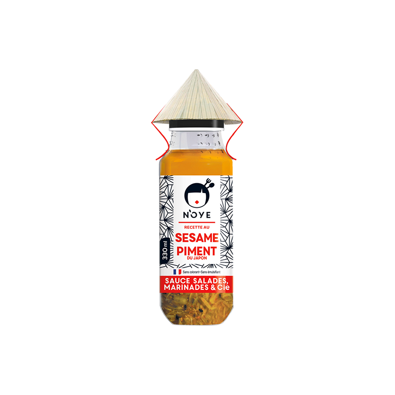 SAUCE N'OYE SESAME PIMENT 330ML