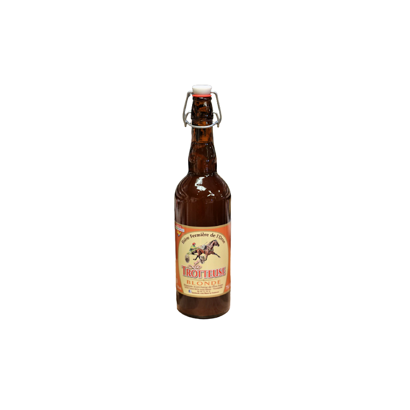 Bière Blonde LA TROTTEUSE 75cL