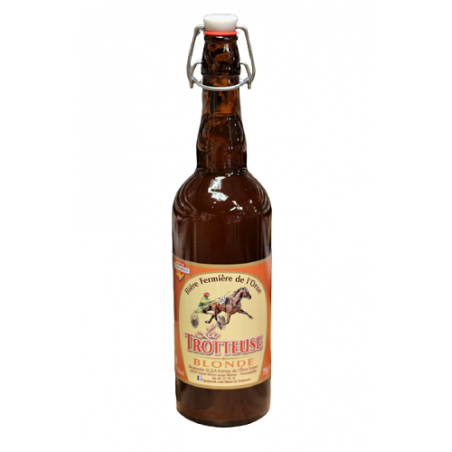 Bière Blonde LA TROTTEUSE 75cL