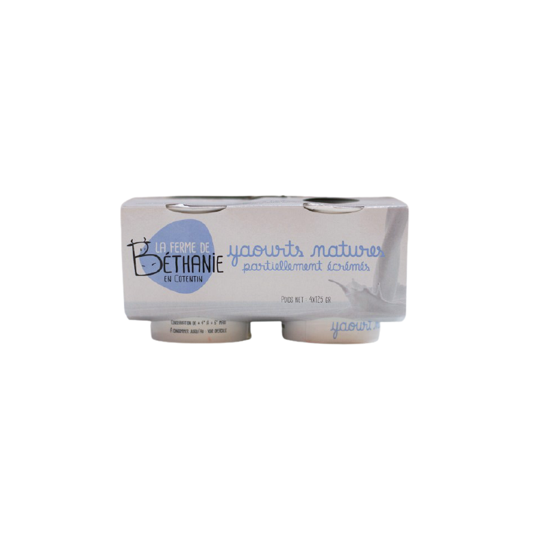 Yaourt BETHANIE Nature 4x125g