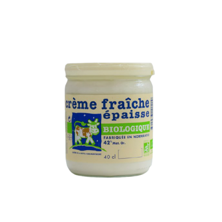 Crème fraîche BIO LA M épaisse past 40cl