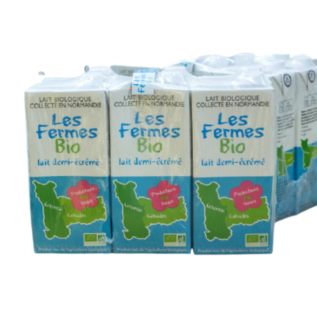 Lait Bio PACK 6 litreS LES FERMES BIO