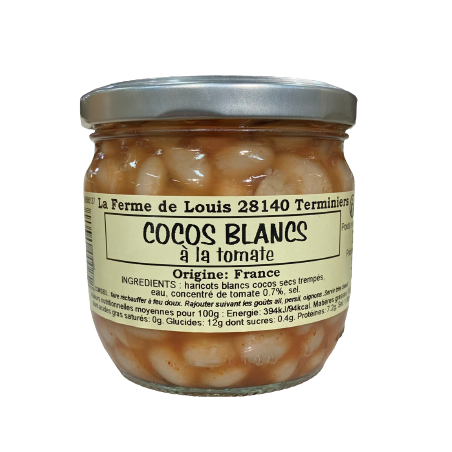 Cocos Blancs Tomate FERME LOUIS 350G