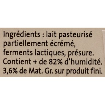 Fromage blanc BETHANIE 20% 500g