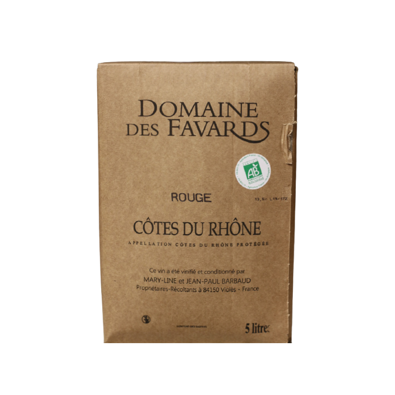 COTE DU RHONE FAVARD ROUGE 5L