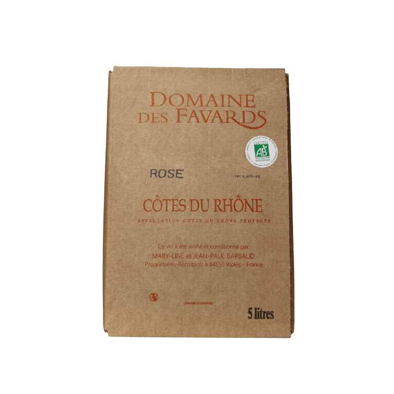 Côte du Rhone Rosé FAVARD 5L