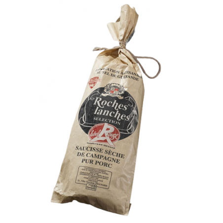 SAUCISSE SECHE R.BLANCHES L.ROUGE 200G