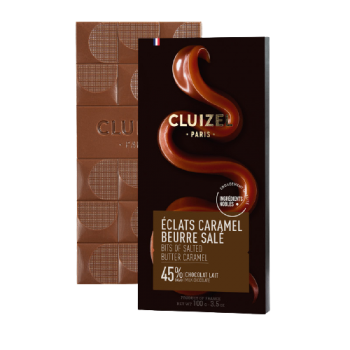 CHOC.CLUIZEL LAIT CROUSTI.CHOC.CARA 100G