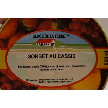 GLACE.FERME Cassis 500mL