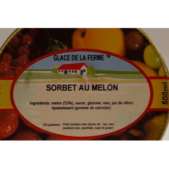 GLACE.FERME Melon 500mL