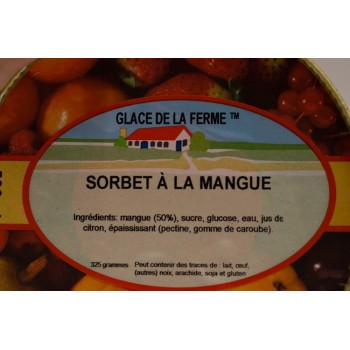 GLACE.FERME Mangue 500mL