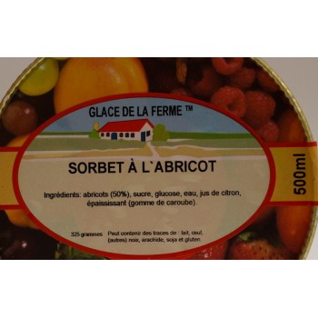 GLACE.FERME Abricot 500mL