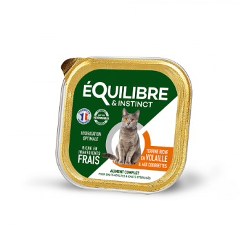 TERRINE VOLAILLE CHAT STERIL BQ 85G E&I
