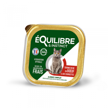 TERRINE BOEUF CHAT STERILISE BQ 85G E&I