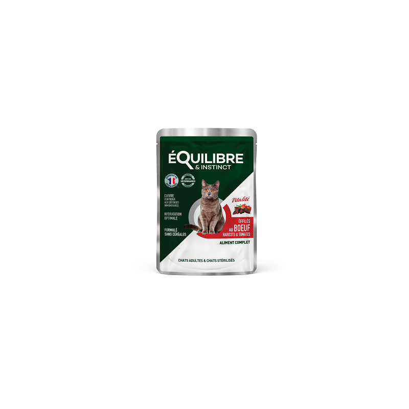 EFFILES BOEUF CHAT POCHON 12X85G E&I