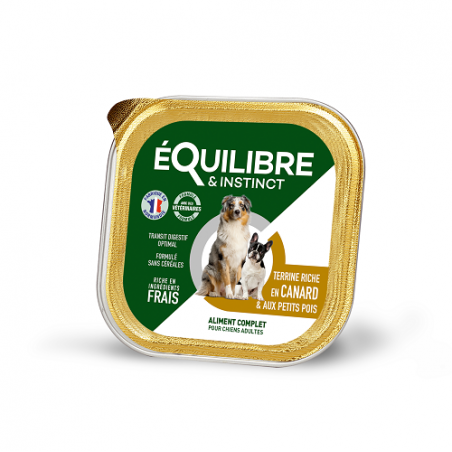 TERRINE CANARD CHIEN 300G E&I