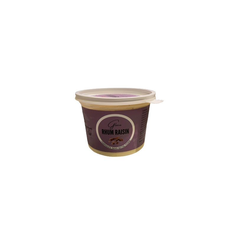 GLACE RHUM RAISIN 500 ML FERME A3F