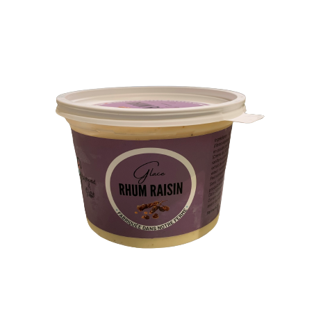 GLACE RHUM RAISIN 500 ML FERME A3F