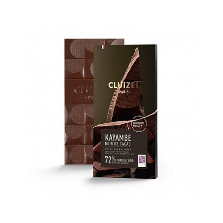 CHOC NOIR KAYAMBE 72% TAB 70G CLUIZEL