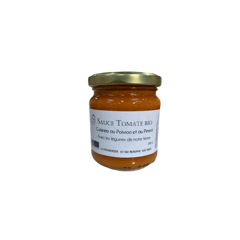 SAUCE BIO TOMATE PIMENT 200G POTAVERGER