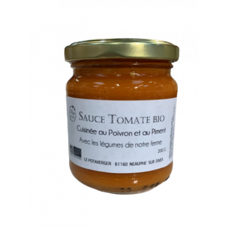 SAUCE BIO TOMATE PIMENT 200G POTAVERGER