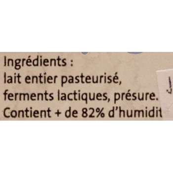 Fromage blanc BETHANIE Campagnard 500g