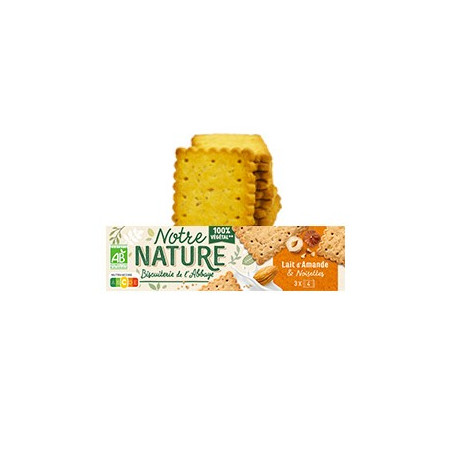 SABLES BIO LAIT AMANDE NATURE110G ABBAYE