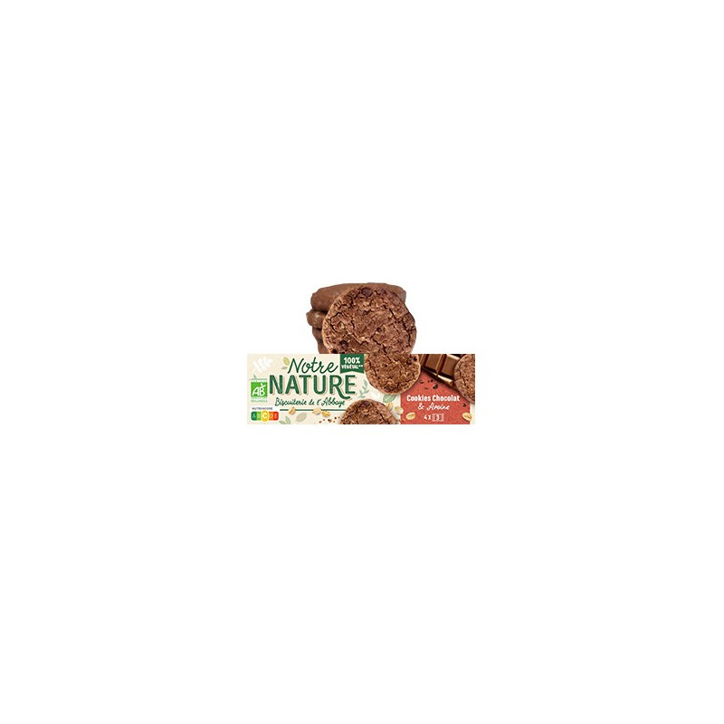 COOKIES BIO AVOINCHOCO NATURE110G ABBAYE