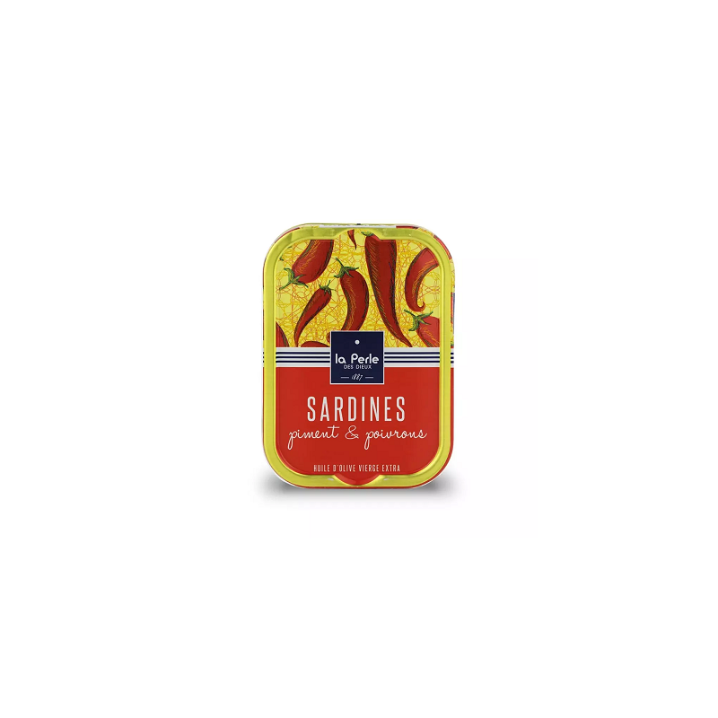 SARDINES PIMENT POIVRON 115G PERLE DIEUX