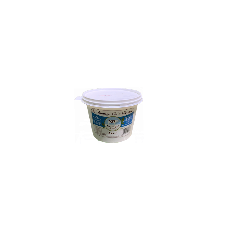 FROMAGE FRAIS NATURE LISSE 0% 500g ISLE