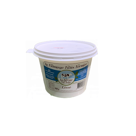 FROMAGE FRAIS NATURE LISSE 0% 500g ISLE