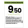 COLIS CHOUCROUTE 2 PARTS (880GR)