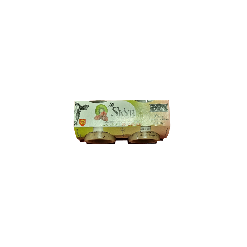 SKYR FERMIER FRAMB/KIWI 2x100G VIEI ABB