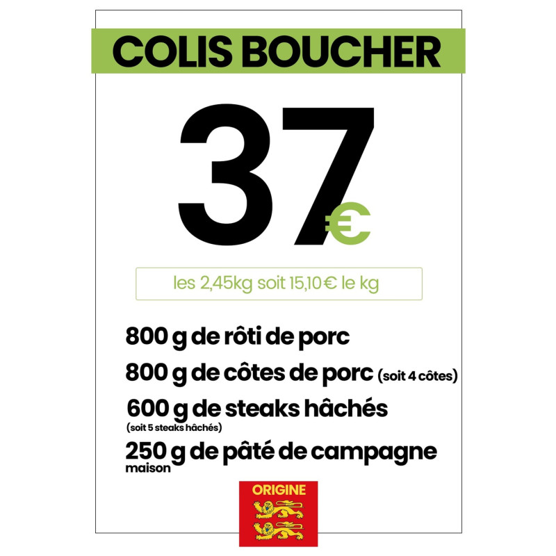 COLIS DU BOUCHER