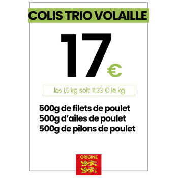 COLIS TRIO VOLAILLE