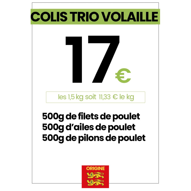 COLIS TRIO VOLAILLE