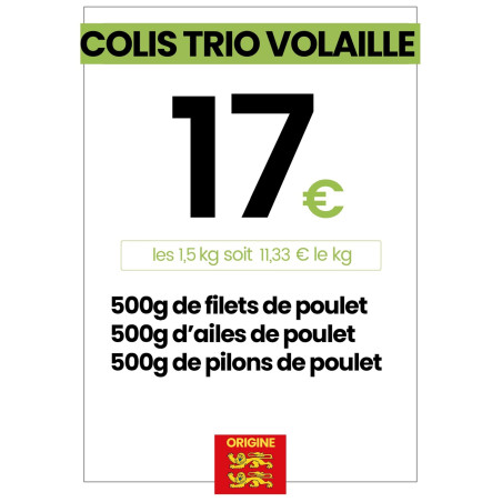 COLIS TRIO VOLAILLE