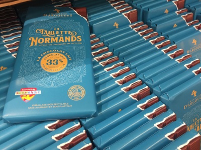 Bouchées caramel et chocolat au lait 33% 140g - Chevaliers d'Argouges
